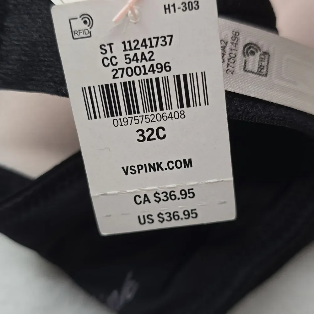 3274 NWT Victoria's Secret PINK Wear Everywhere Super Push-Up Bra Sz 32C - Picture 6 of 7